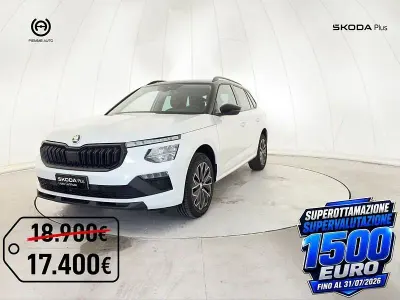 Usata Skoda Kamiq Style 95 CV (69 kW) 2024 Bianca tetto nero SUV