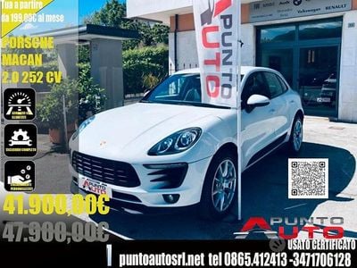 Usata Porsche Macan 252 CV (185 kW) 2018 Bianco SUV