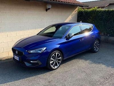 Usata Seat Leon ST 150 CV (110 kW) 2021 Blu/azzurro Station wagon