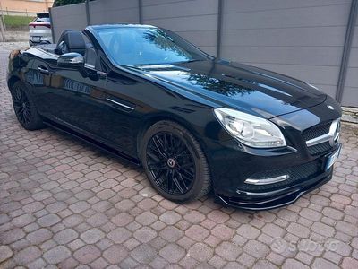 Usata Mercedes SLK250 204 CV (150 kW) 2013 Nero Cabrio