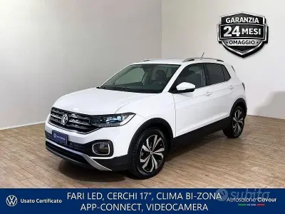 Usata VW T-Cross Advance 110 CV (80 kW) 2024 Pure white SUV