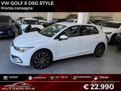 Occasion VW Golf VIII Style 116 ch (85 kW) 2022 Blanc Berline