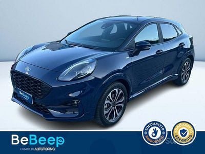Usata Ford Puma ST-Line 125 CV (91 kW) 2023 Blu metallizzato SUV