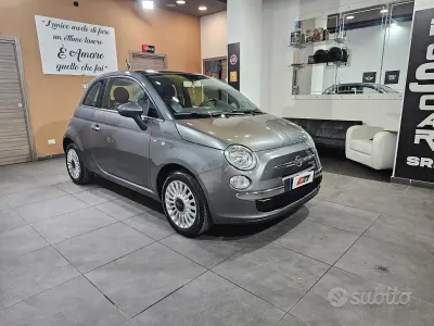 Brugt Fiat 500 Lounge 69 HK (50 kW) 2014 Grå Sedan