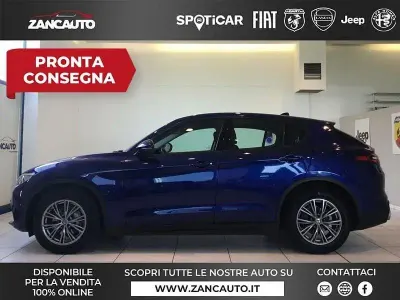 Gebraucht Alfa Romeo Stelvio Business 190 PS (139 kW) 2021 Blau SUV