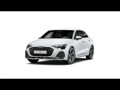 Nuova Audi A3 S-Line 150 CV (110 kW) 2026 Bianco ghiacciaio metallizzato Berlina