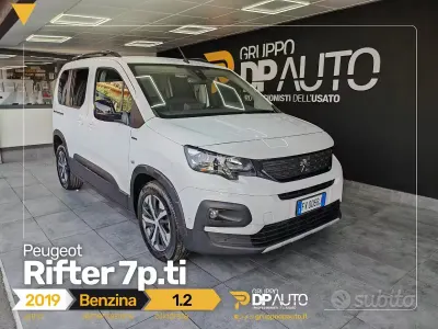 Usata Peugeot Rifter GT 110 CV (80 kW) 2019 Bianco Monovolume
