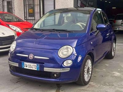 Usata Fiat 500 69 CV (50 kW) 2009 Blu/azzurro Cabrio
