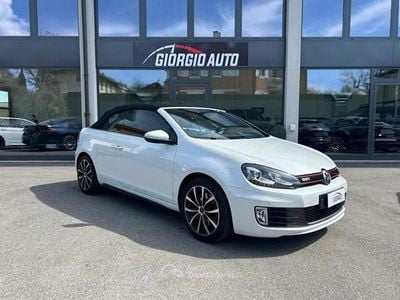 Usata VW Golf Cabriolet GTI 211 CV (155 kW) 2015 Bianco Cabrio
