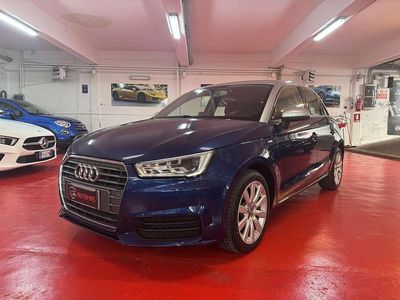 Usata Audi A1 Sportback Attraction 116 CV (85 kW) 2016 Blu/azzurro Utilitaria