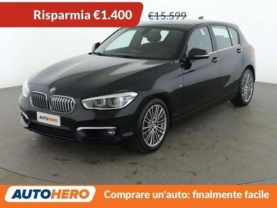 Usata BMW 118 150 CV (110 kW) 2017 Nero Utilitaria