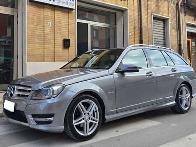 Usata Mercedes C220 Avantgarde 170 CV (125 kW) 2012 Grigio Station wagon