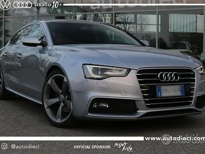 Usata Audi A5 S-Line 190 CV (139 kW) 2015 Grigio Coupé