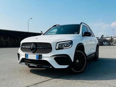 Usata Mercedes GLB200 AMG line 150 CV (110 kW) 2021 Blu SUV