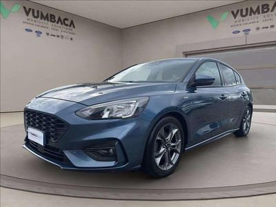 Usata Ford Focus ST-Line 120 CV (88 kW) 2020 Blu Berlina