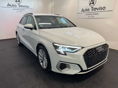 Usata Audi A3 Advanced 150 CV (110 kW) 2022 Bianco Berlina