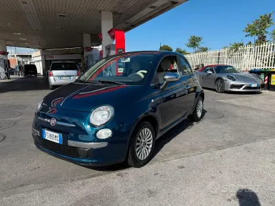 Brugt Fiat 500 Lounge 69 HK (50 kW) 2012 Blå Sedan