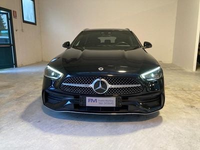 Usata Mercedes C220 AMG Line Premium Plus 199 CV (146 kW) 2023 Nero Station wagon