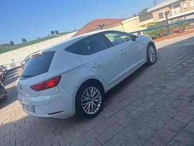 Usata Seat Leon 110 CV (80 kW) 2016 Bianco Berlina