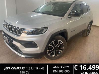 Argento Usata 2021 Jeep Compass Limited SUV | 16.499 € (Super prezzo)