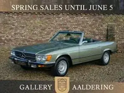 Usata Mercedes SL450 192 CV (141 kW) 1973 Verde Cabrio