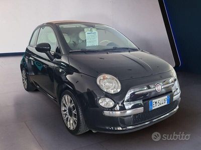 Usata Fiat 500C Rock 85 CV (62 kW) 2012 Nero Cabrio