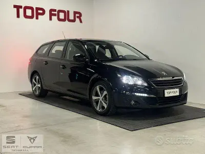 Usata Peugeot 308 SW Allure 120 CV (88 kW) 2017 Nero Station wagon