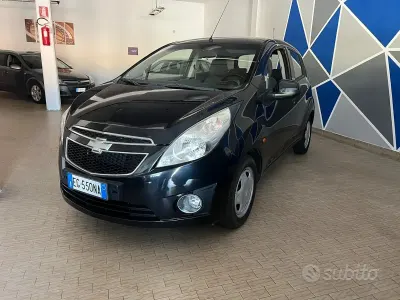 Usata Chevrolet Spark 68 CV (50 kW) 2011 Nero Utilitaria