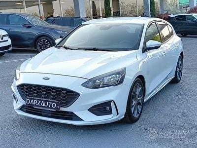 Usata Ford Focus ST-Line 120 CV (88 kW) 2018 Bianco Berlina