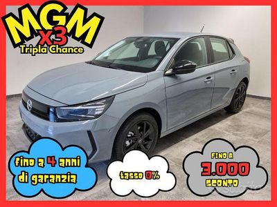 Nuova Opel Corsa 110 CV (80 kW) 2025 Grigio Berlina