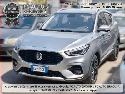 Usata MG ZS Luxury 106 CV (77 kW) 2024 Argento SUV
