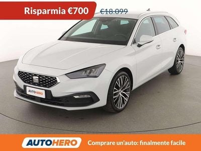 Usado Seat Leon XCELLENCE 150 HP (110 kW) 2021 Branco Carrinha