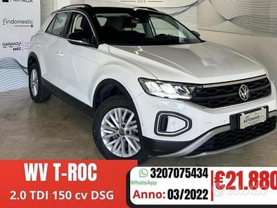 Usata VW T-Roc Life 150 CV (110 kW) 2022 Grigio SUV