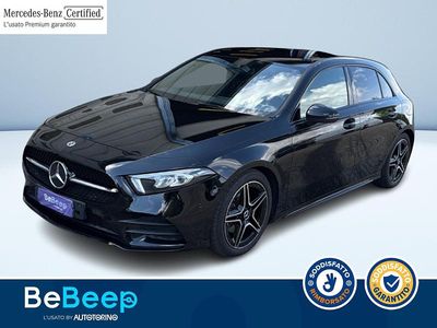 Usata Mercedes A180 Premium 116 CV (85 kW) 2022 Nero metallizzato Berlina