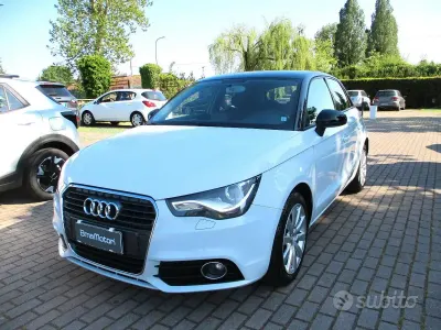 Usata Audi A1 Sportback Ambition 90 CV (66 kW) 2014 Bianco Utilitaria