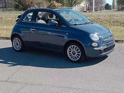 Usata Fiat 500C Lounge 69 CV (50 kW) 2013 Blu Cabrio