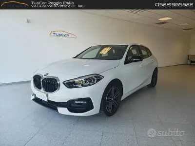 Usata BMW 116 Sport Line 116 CV (85 kW) 2019 Bianco Utilitaria