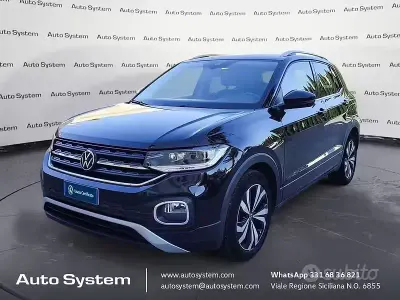 Usata VW T-Cross Advance 110 CV (80 kW) 2023 Nero SUV