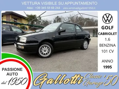 Usata VW Golf Cabriolet 101 CV (74 kW) 1995 Nero Cabrio