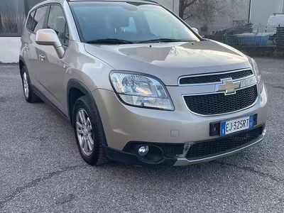 Usata Chevrolet Orlando LT 130 CV (95 kW) 2011 Giallo Monovolume