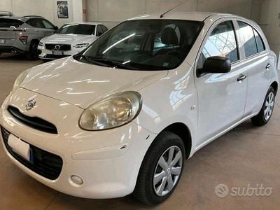 Usata Nissan Micra Visia 80 CV (58 kW) 2013 Bianco Utilitaria
