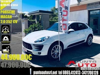Usata Porsche Macan 252 CV (185 kW) 2018 Bianco SUV