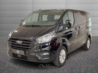 Occasion Ford Transit Custom Trend 131 PK (96 kW) 2021 Zwart Stationwagen