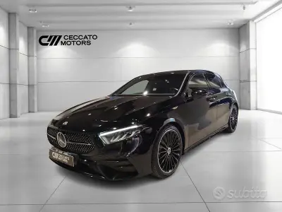 Usata Mercedes A180 AMG line 116 CV (85 kW) 2023 Nero Berlina