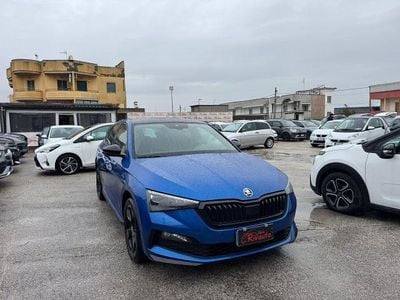 Usata Skoda Scala Monte Carlo 110 CV (80 kW) 2022 Blu Utilitaria