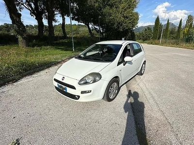 Usata Fiat Punto Lounge 75 CV (55 kW) 2013 Bianco Utilitaria