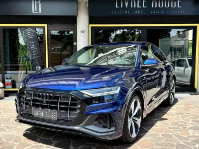 Usata Audi Q8 S-Line 286 CV (210 kW) 2020 Blu navarra SUV