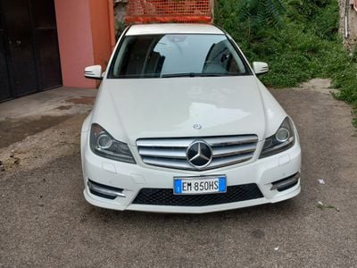 Usata Mercedes C200 184 CV (135 kW) 2012 Bianco Berlina