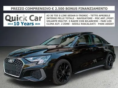 Usata Audi A3 S-Line 116 CV (85 kW) 2021 Nero Berlina