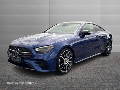 Usata Mercedes E350 Premium Plus 299 CV (219 kW) 2021 Blu Coupé